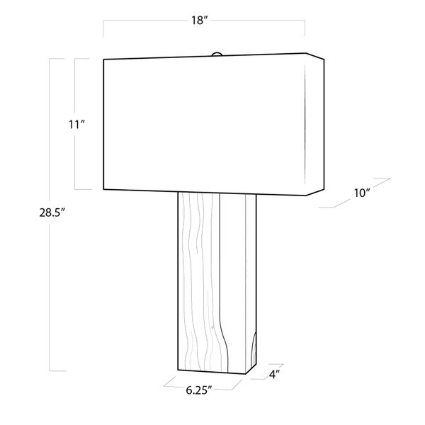 Venus Table Lamp Line Drawing